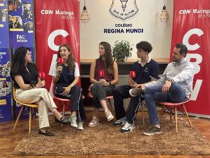 Colégio Regina Mundi marca presença na CBN Maringá